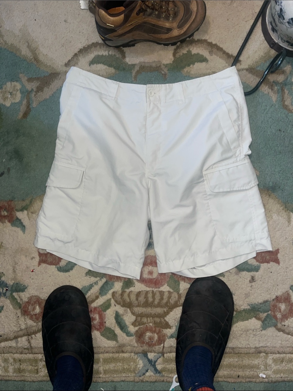 Men's White Cargo Shorts - Classic Casual QUICKSILVER 32 men’s